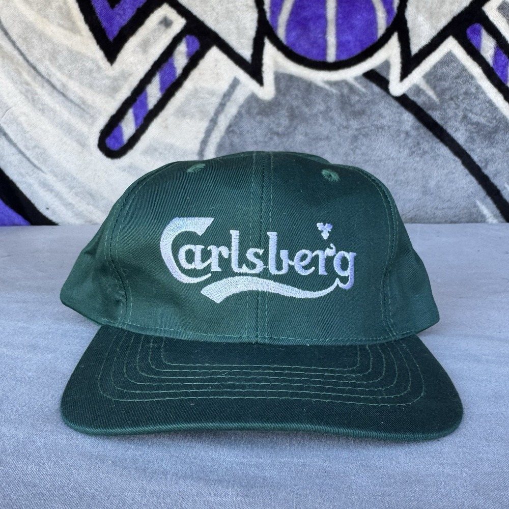 Vintage 90s Carlsberg Logo Y2K hat cap Men's OS Adjustable
